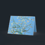 Tarjeta Almond Blossom Vincent Van Gogh<br><div class="desc">Florencia de almendras de Vincent van Gogh con impresionantes colores verdes y azules.</div>