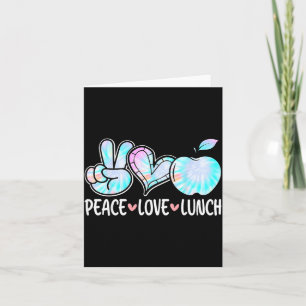 Tarjeta Almuerzo de Paz y Amor - Trabajadores de Cafetería