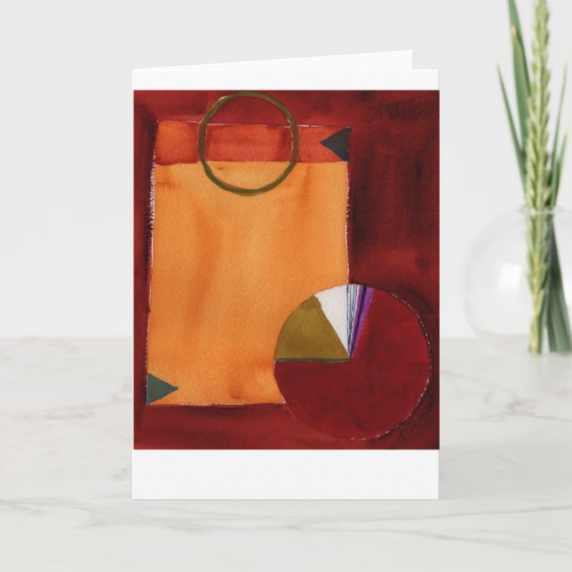 Tarjeta Almuerzo, Notecard (Anverso)