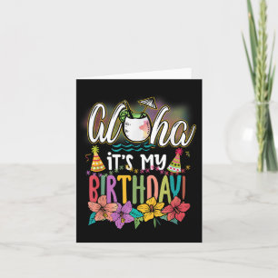 Tarjeta Aloha Es Mi Cumpleaños Las Playas De Aloha Hawaii 