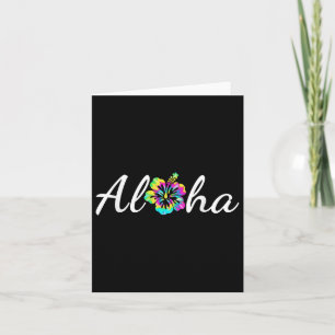 Tarjeta Aloha Hawaii Beach Hawaii Isla Hawaii Tie Dye Surf