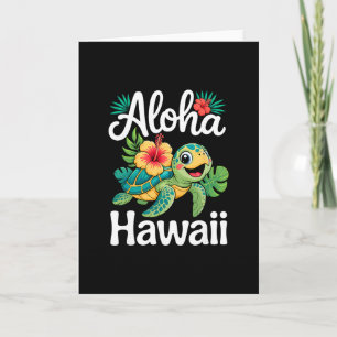 Tarjeta Aloha Hawaii Tortuga Isla Hawaiana Niños Hombres M