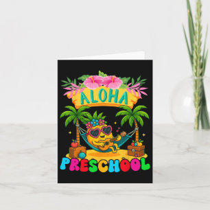 Tarjeta Aloha Pineapple Hawaii de vuelta a la escuela Ki