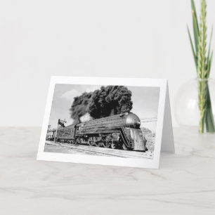 Tarjeta ¡Alójenlo! Vintage Motor Ferroviario del Siglo XXI