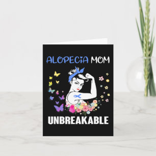 Tarjeta Alopecia Mamá Soporte No Desempeñable Alopecia Awa