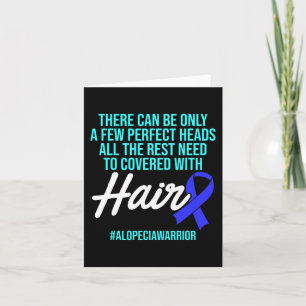 Tarjeta Alopecia Sensibilización Pérdida de pelo Guerrero 