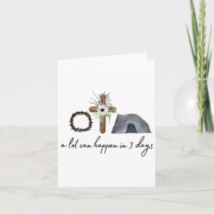 Tarjeta Alot Puede Ocurrir En 3 Días De Jesucristo De Pasc