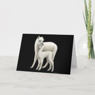 Tarjeta Alpaca Love Greeting Card