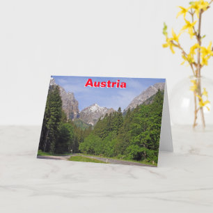 Tarjeta Alpes austríacos