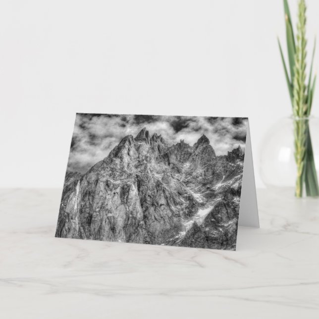 Tarjeta Alpes franceses Chamonix (Anverso)