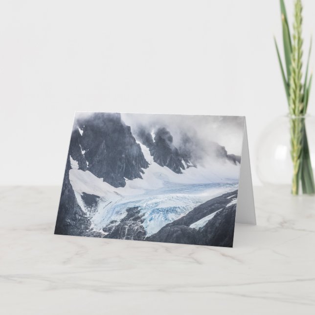 Tarjeta Alpes Lyngen del Norte de Noruega (Anverso)