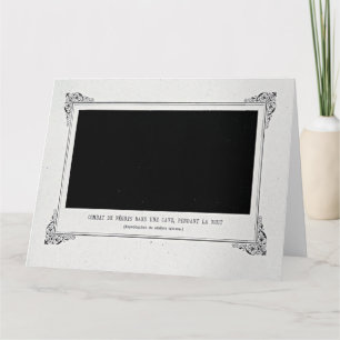 Tarjeta Alphonse Allais, April Fools, Black, Abstract Art