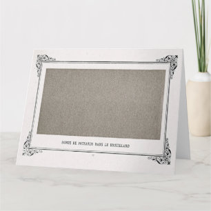 Tarjeta Alphonse Allais, April Fools, Gray, Abstrasse Art