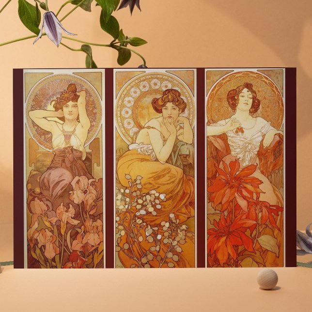 Tarjeta Alphonse Mucha (Subido por el creador)
