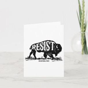 Tarjeta Alt Parque Nacional Estadounidense Servicio Resist