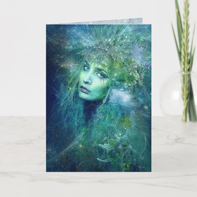Tarjeta Alta sacerdotisa del agua (Anverso)