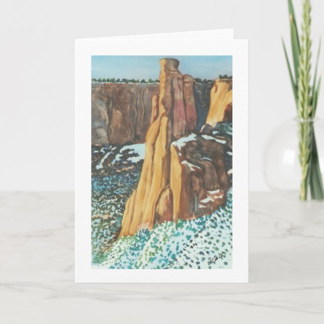 Tarjeta Alto invierno del desierto (Anverso)