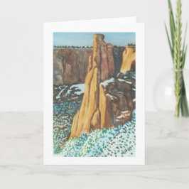 Tarjeta Alto invierno del desierto