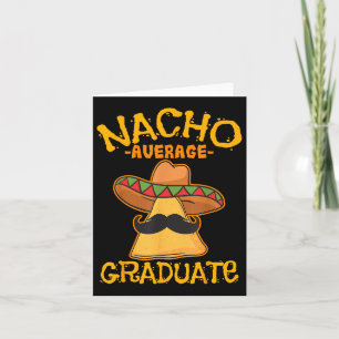 Tarjeta Alumnus Cinco De Mamáes De Nacho Promedio De Gradu