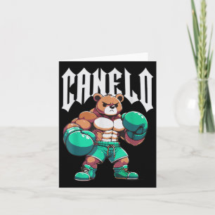 Tarjeta Álvarez Mexicano de Boxeo Oso Patriota del Orgullo