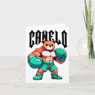 Tarjeta Álvarez Mexicano de Boxeo Oso Patriota del Orgullo
