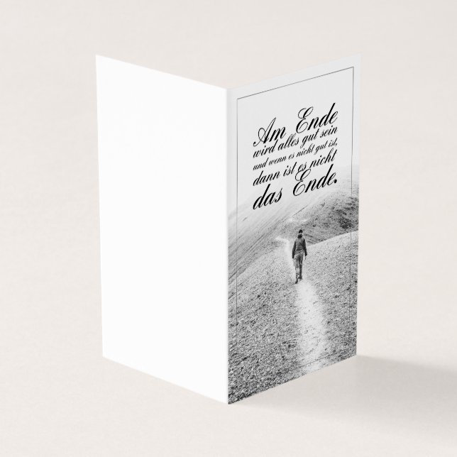 Tarjeta Am Ende wird alles gut sein (Exterior)