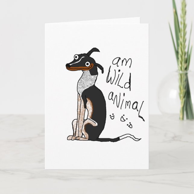 Tarjeta Am Wild Animal (Anverso)