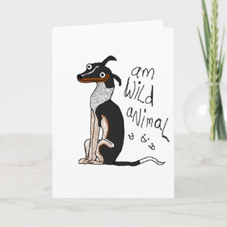 Tarjeta Am Wild Animal