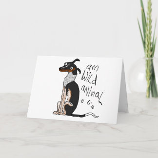 Tarjeta Am Wild Animal