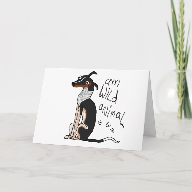 Tarjeta Am Wild Animal (Anverso)