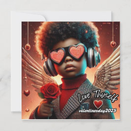 Tarjeta Ama a ti mismo Día de San Valentín 2025