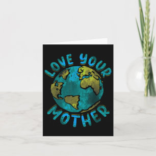 Tarjeta Ama tu conciencia ambiental del Día de la Madre Ti