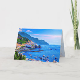 Tarjeta Amalfi Italia Europe Photo Art
