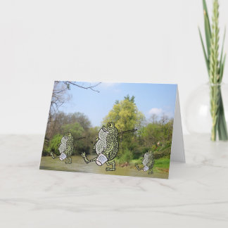 Tarjeta ¡Amamos el pescar!