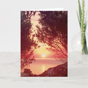 Tarjeta amanecer