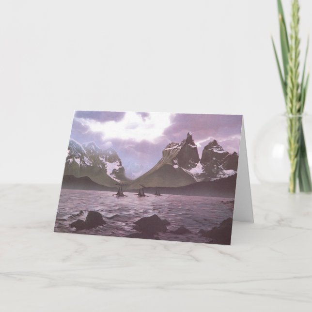 TARJETA AMANECER DE VIKING (Anverso)