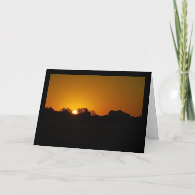 Tarjeta Amanecer Dorado (Anverso)