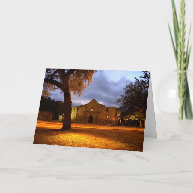 Tarjeta Amanecer En El Álamo (Anverso)