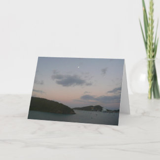 Tarjeta Amanecer en St. Thomas III Islas Vírgenes Estadoun