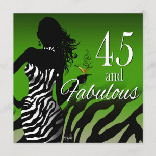 Tarjeta Amanecer ::PERSONALIZADO: Bombardeo Zebra 45 cumpl