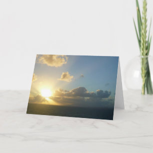 Tarjeta Amanecer sobre San Juan II Puerto Rico