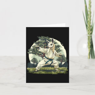 Tarjeta Amante de Judo MMA Alpaca Taekwondo Bosque de Alpa