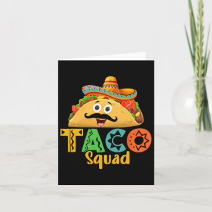 Tarjeta Amante de la comida mexicana Cinco De Mayo Taco Sq