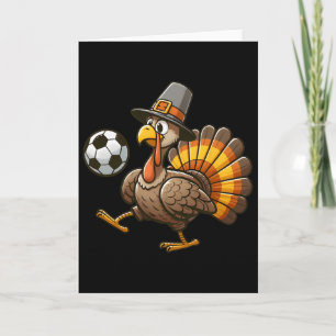 Tarjeta Amante de la estética divertida del fútbol Arte po