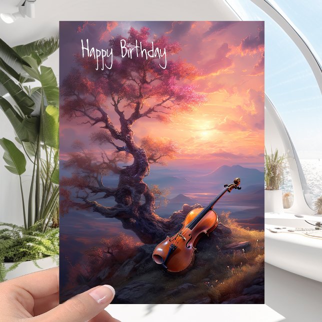 Tarjeta Amante de la música clásica o cumpleaños violinist (Subido por el creador)
