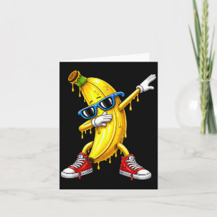 Tarjeta Amante de plátano divertido haciendo Dabbing Usa D