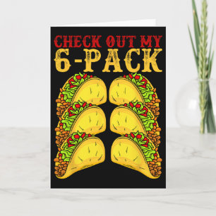 Tarjeta Amante de Tacos de Cinco De Mayo Gimnasta - Revisa