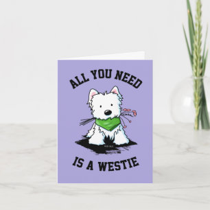Tarjeta Amante de Westie 