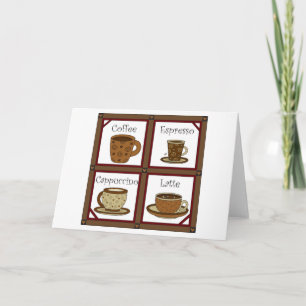 Tarjeta Amante del café
