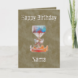 Tarjeta Amante del Diario Basura Feliz Cumpleaños